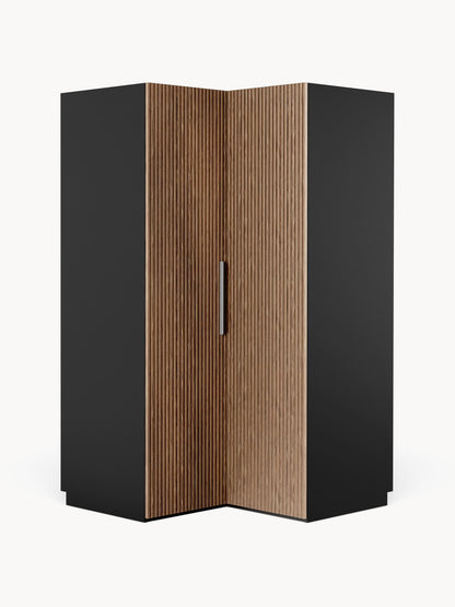 Warehamy Simone Corner Wardrobe, 115 cm Wide, Modular