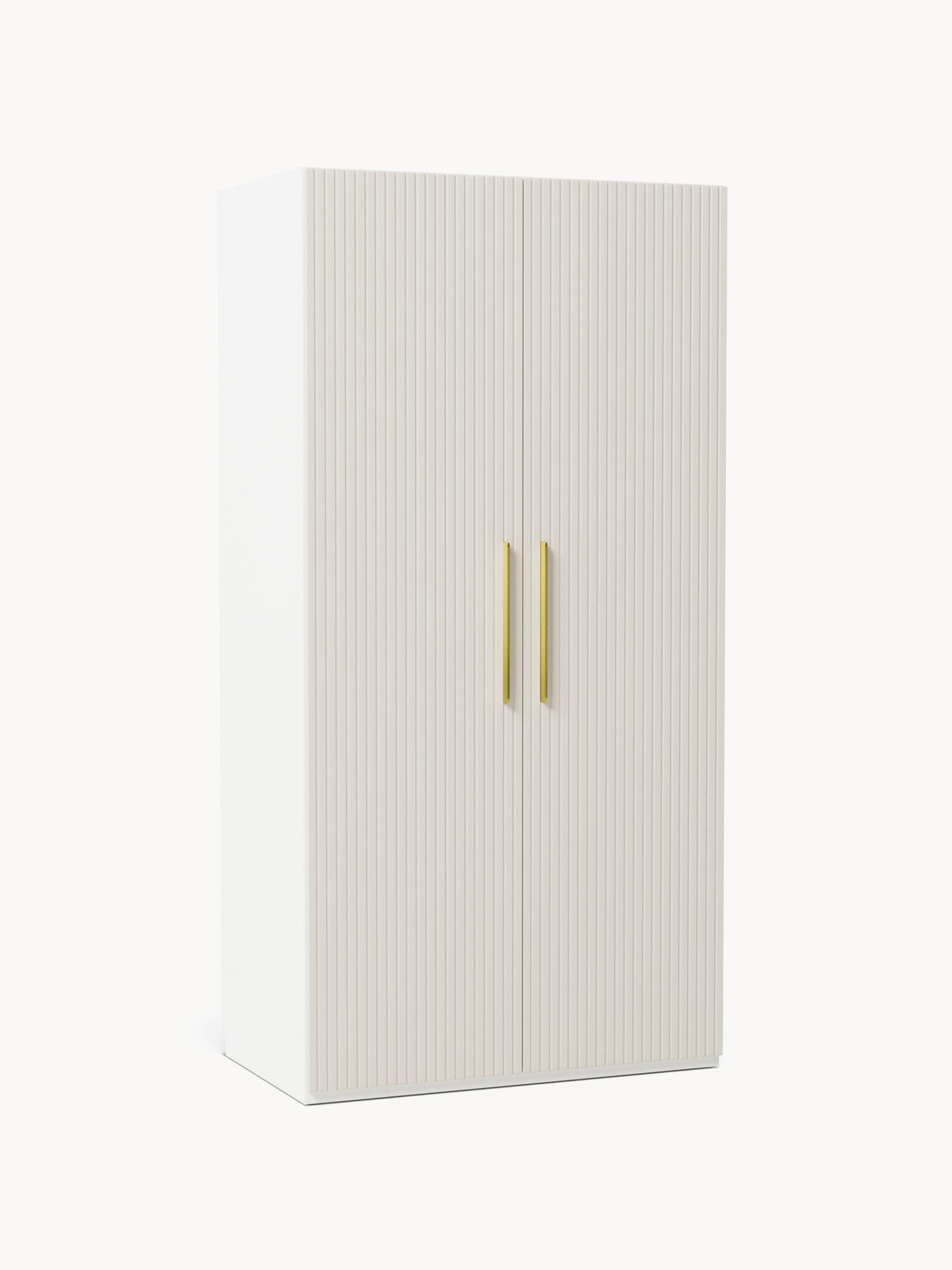 Warehamy Simone Hinged-Door Modular Wardrobe, 100 cm Wide, in Various Sizes