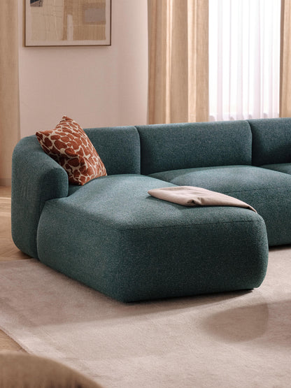 Warehamy Sofia Bouclé Corner Module with Chaise