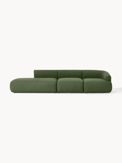 Warehamy Sofia Bouclé Modular Chaise (2-Seater)