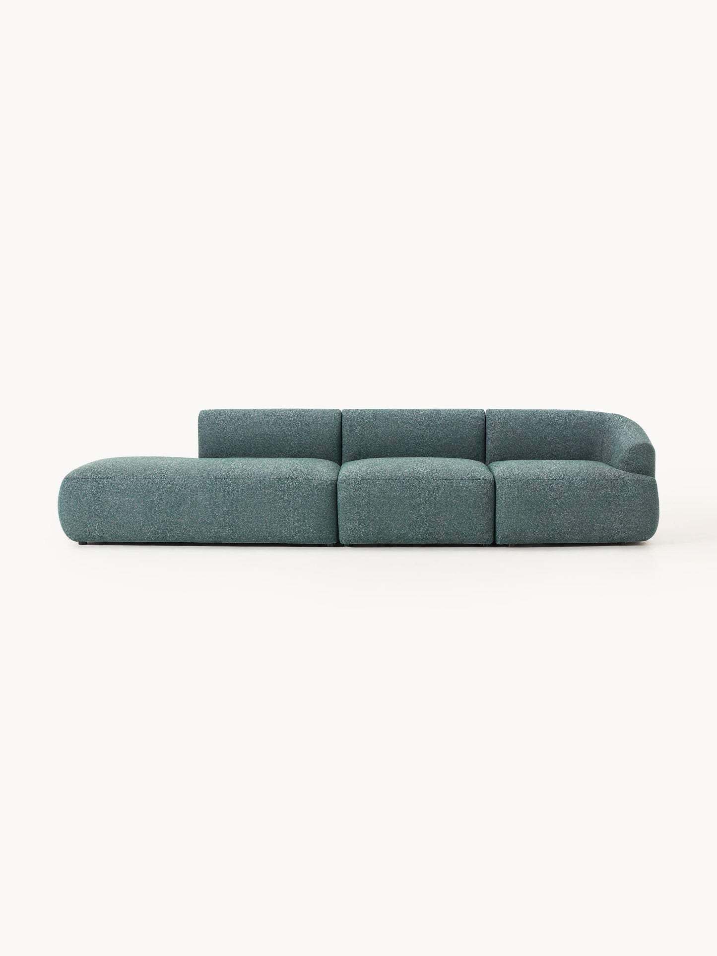 Warehamy Sofia Bouclé Modular Chaise (2-Seater)