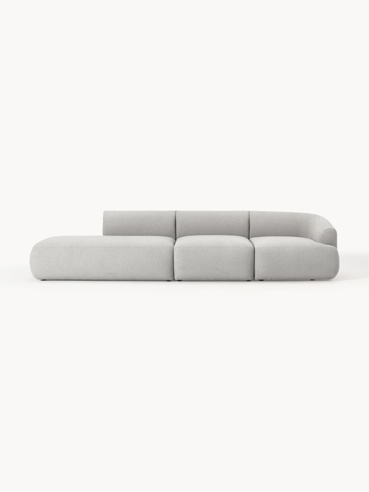 Warehamy Sofia Bouclé Modular Chaise (2-Seater)