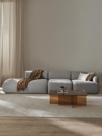 Warehamy Sofia Bouclé Modular Chaise (2-Seater)
