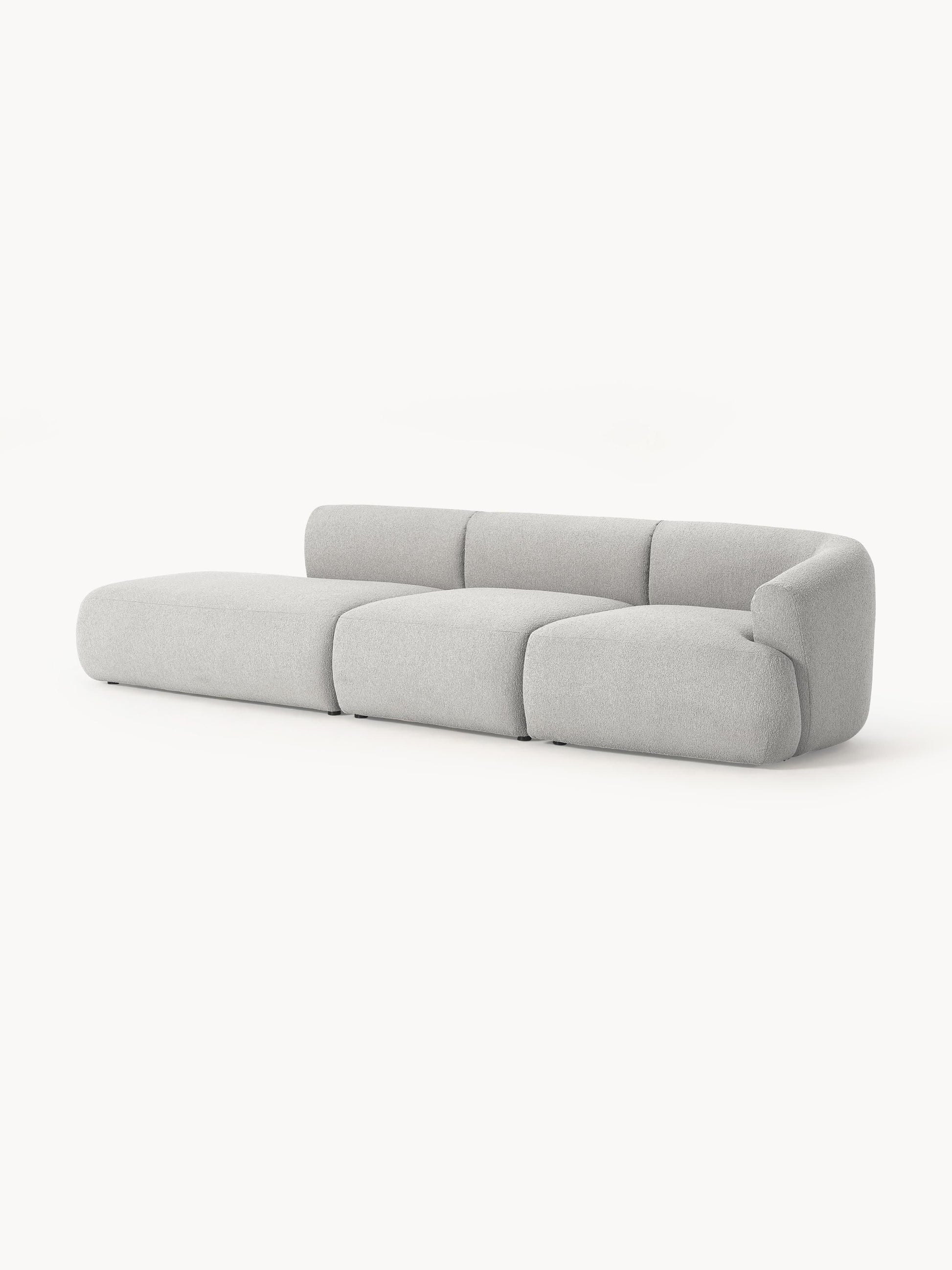 Warehamy Sofia Bouclé Modular Chaise (2-Seater)