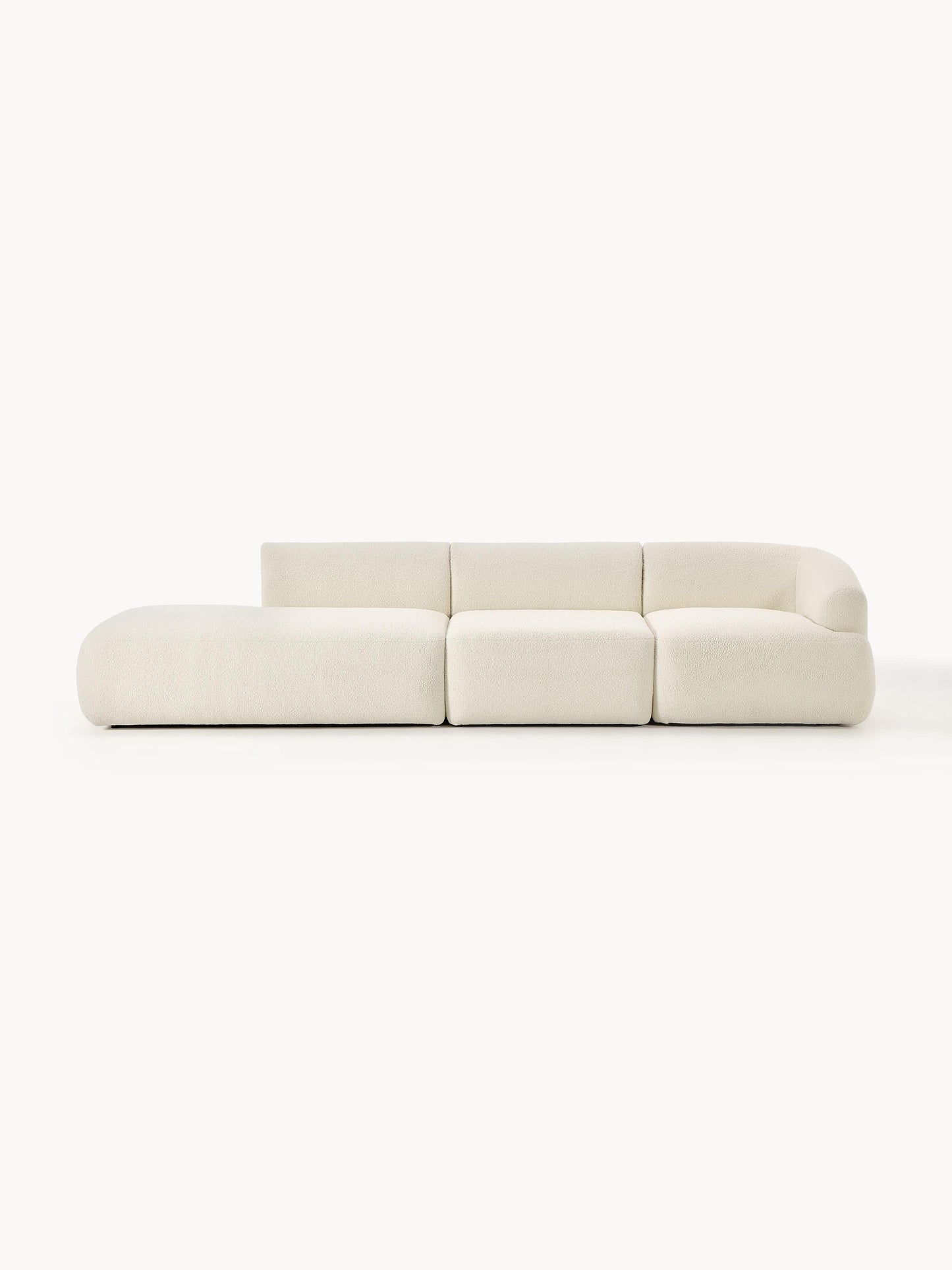 Warehamy Sofia Teddy Modular Ottoman (3-Seater)
