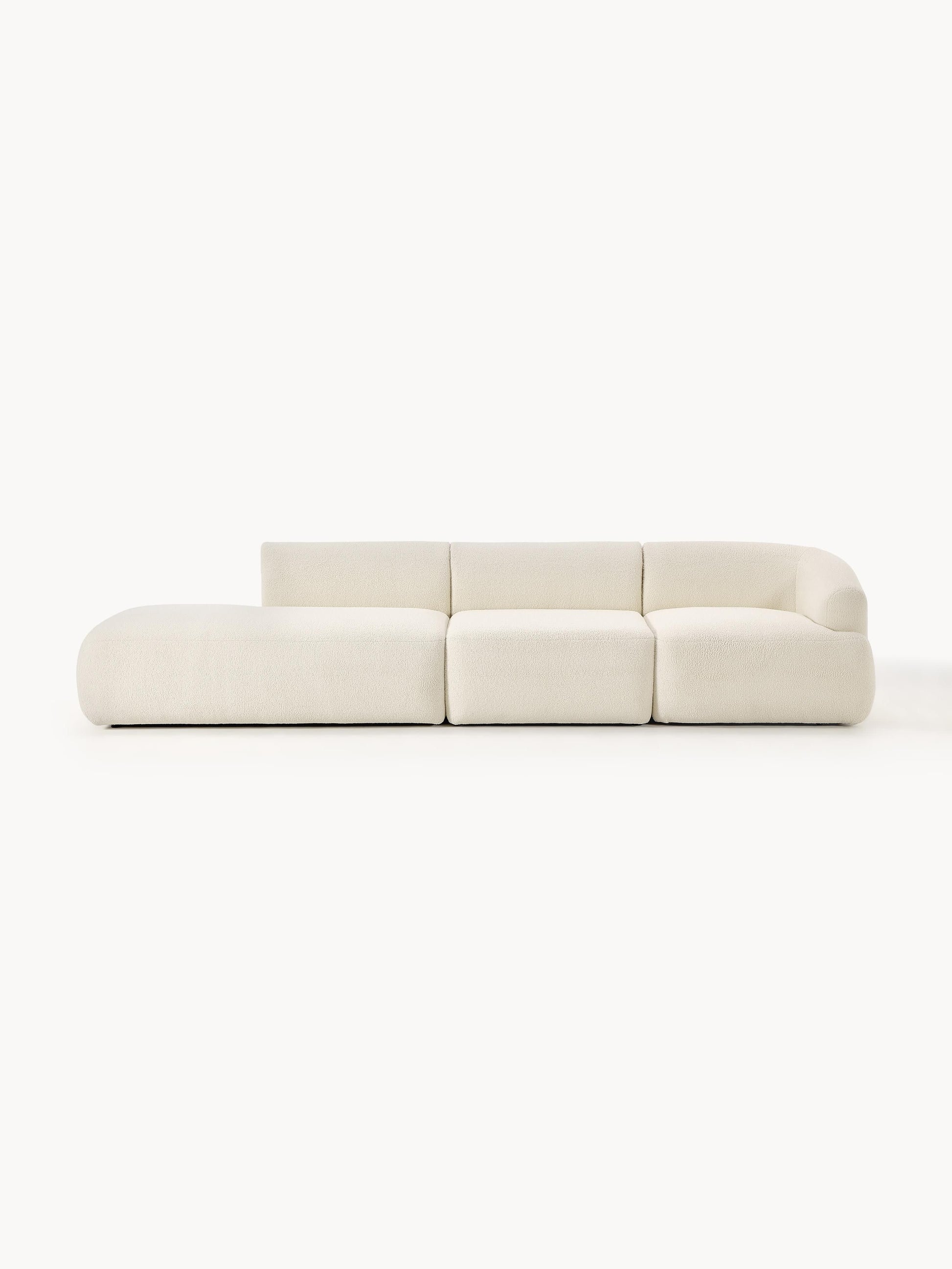 Warehamy Sofia Teddy Modular Ottoman (3-Seater)