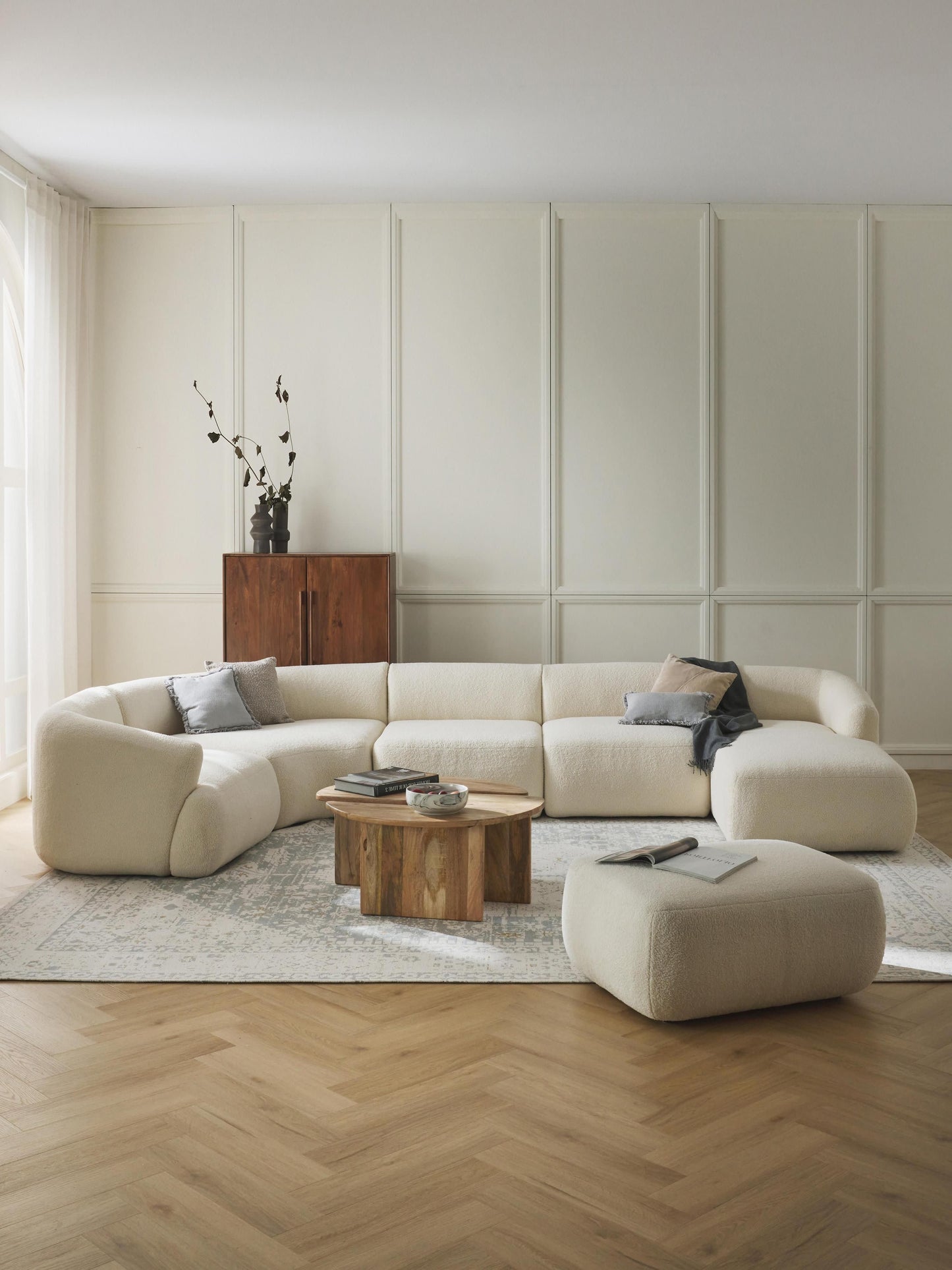 Warehamy Sofia Teddy Modular XL Sofa
