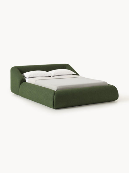 Warehamy Sofia Upholstered Bouclé Bed