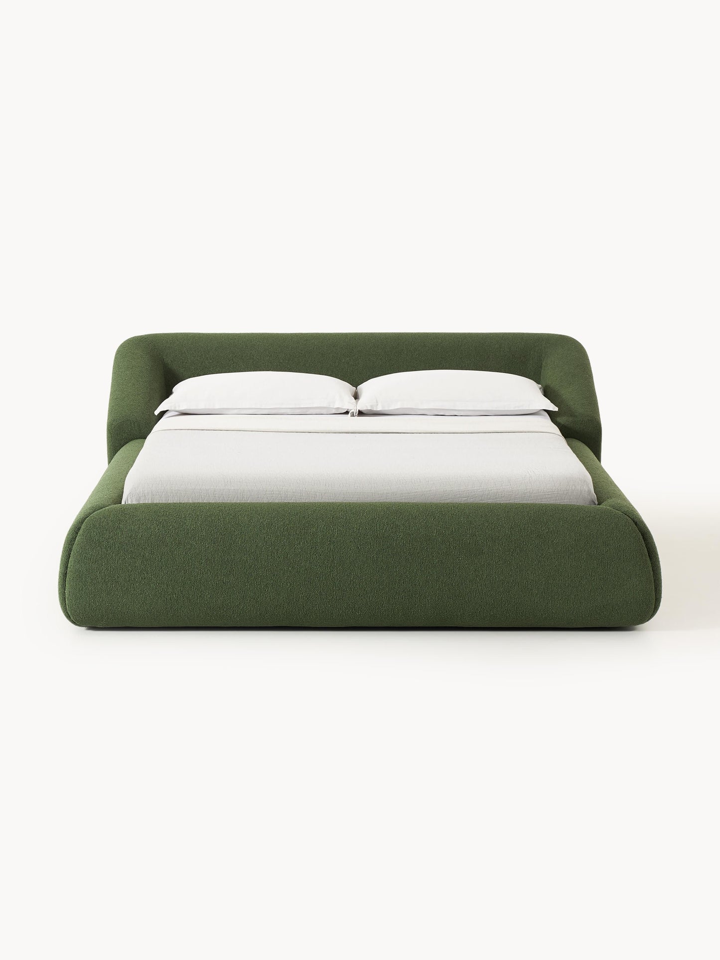 Warehamy Sofia Upholstered Bouclé Bed
