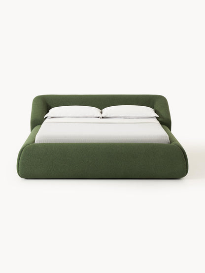 Warehamy Sofia Upholstered Bouclé Bed
