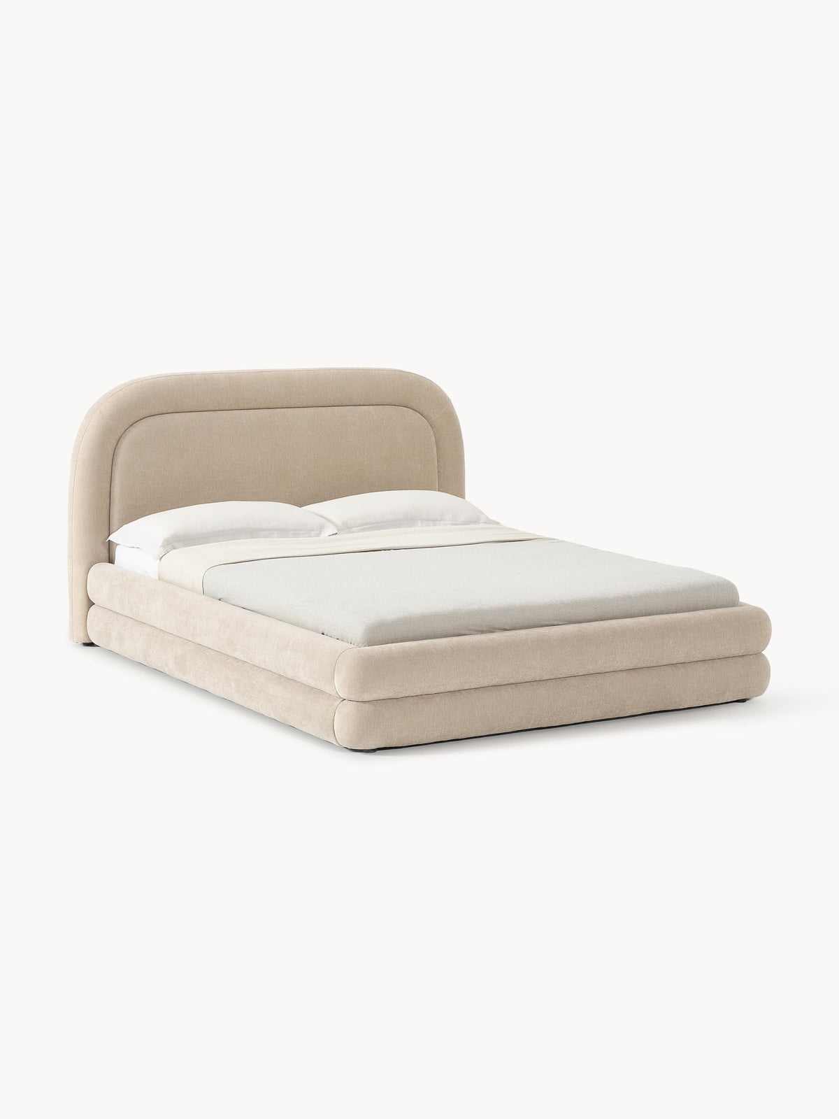 Warehamy Solomon Bed Frame with Upholstery