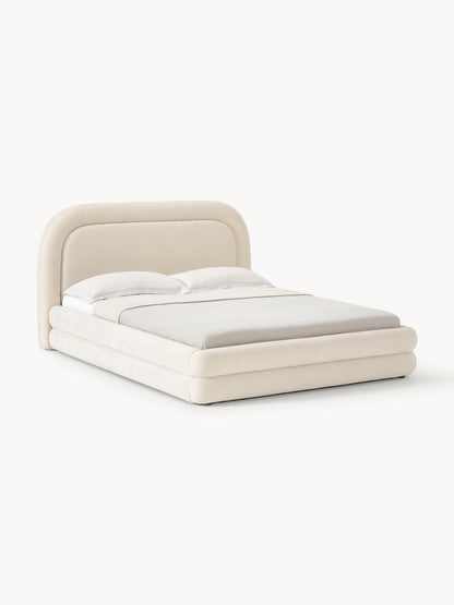 Warehamy Solomon Bed Frame with Upholstery