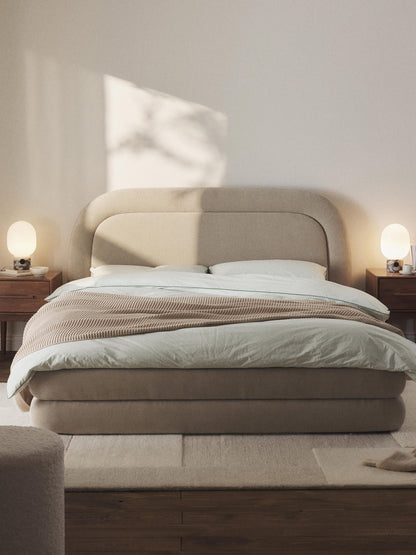 Warehamy Solomon Bed Frame with Upholstery