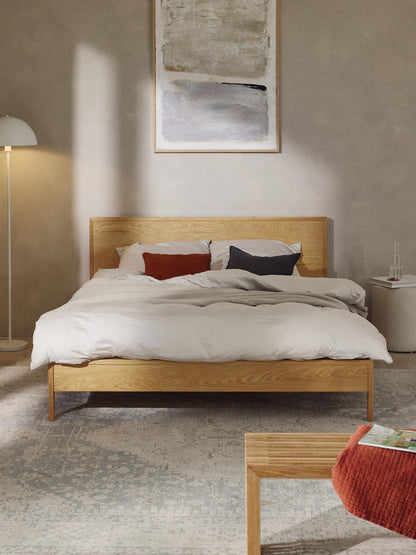 Warehamy Tammy Bed with Headboard (Wooden)