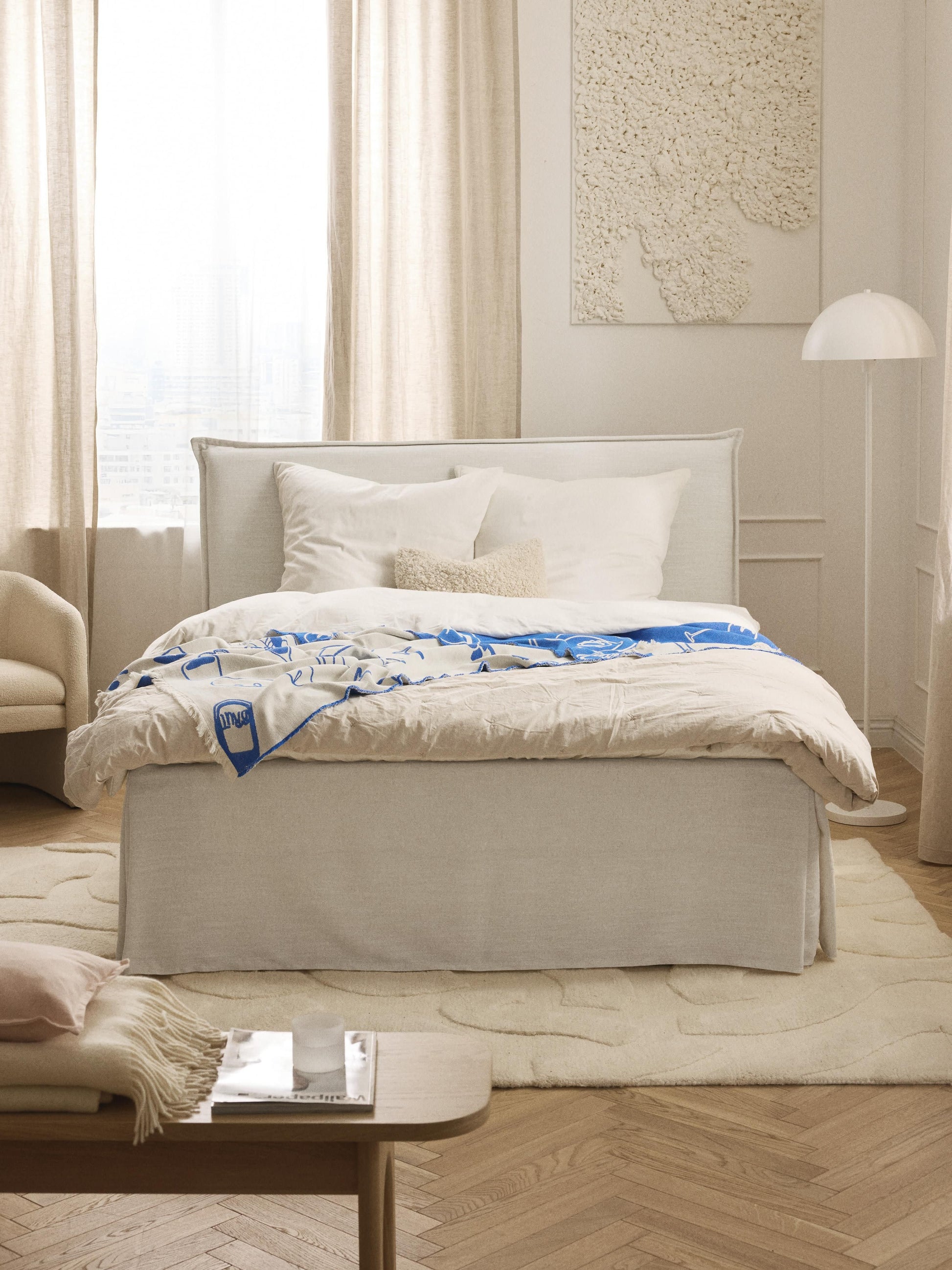 Warehamy Viola Bed Frame, Box Spring