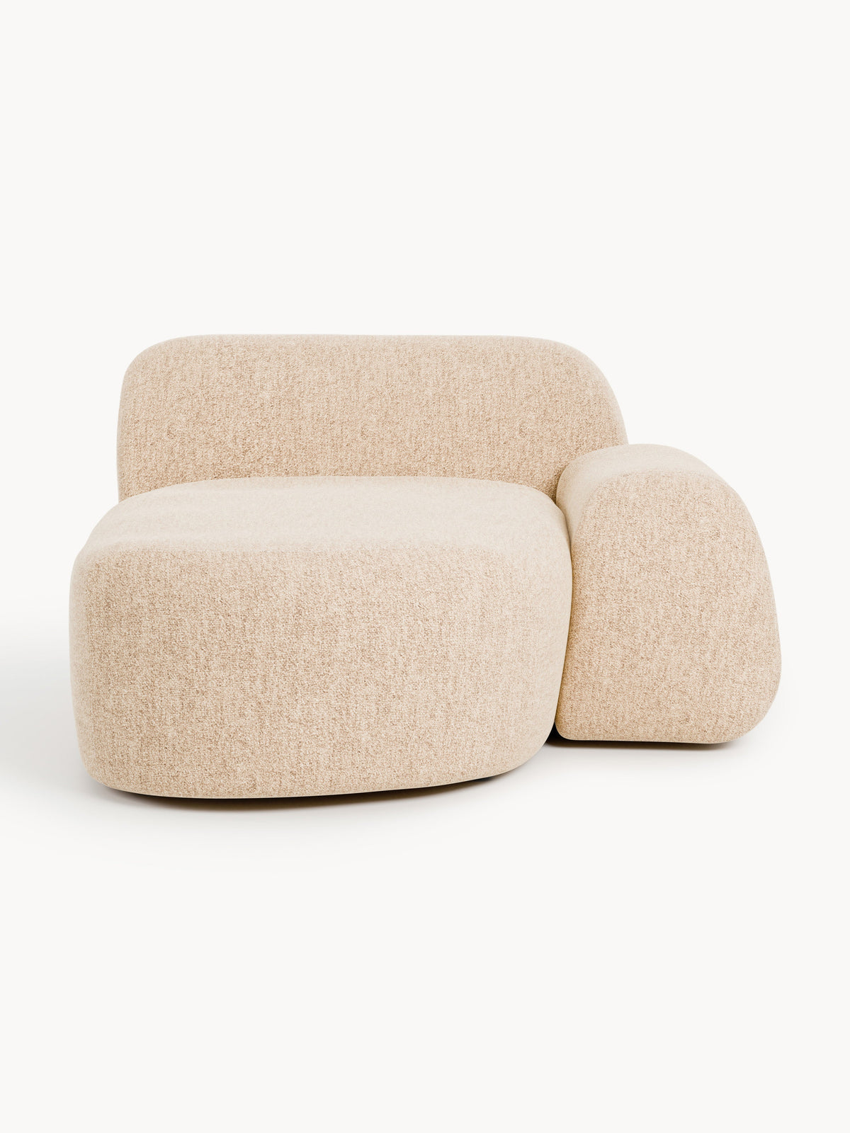 Warehamy Wolke Bouclé Chaise Corner Section