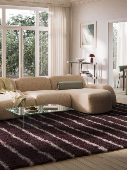 Warehamy Wolke Bouclé Chaise Corner Section