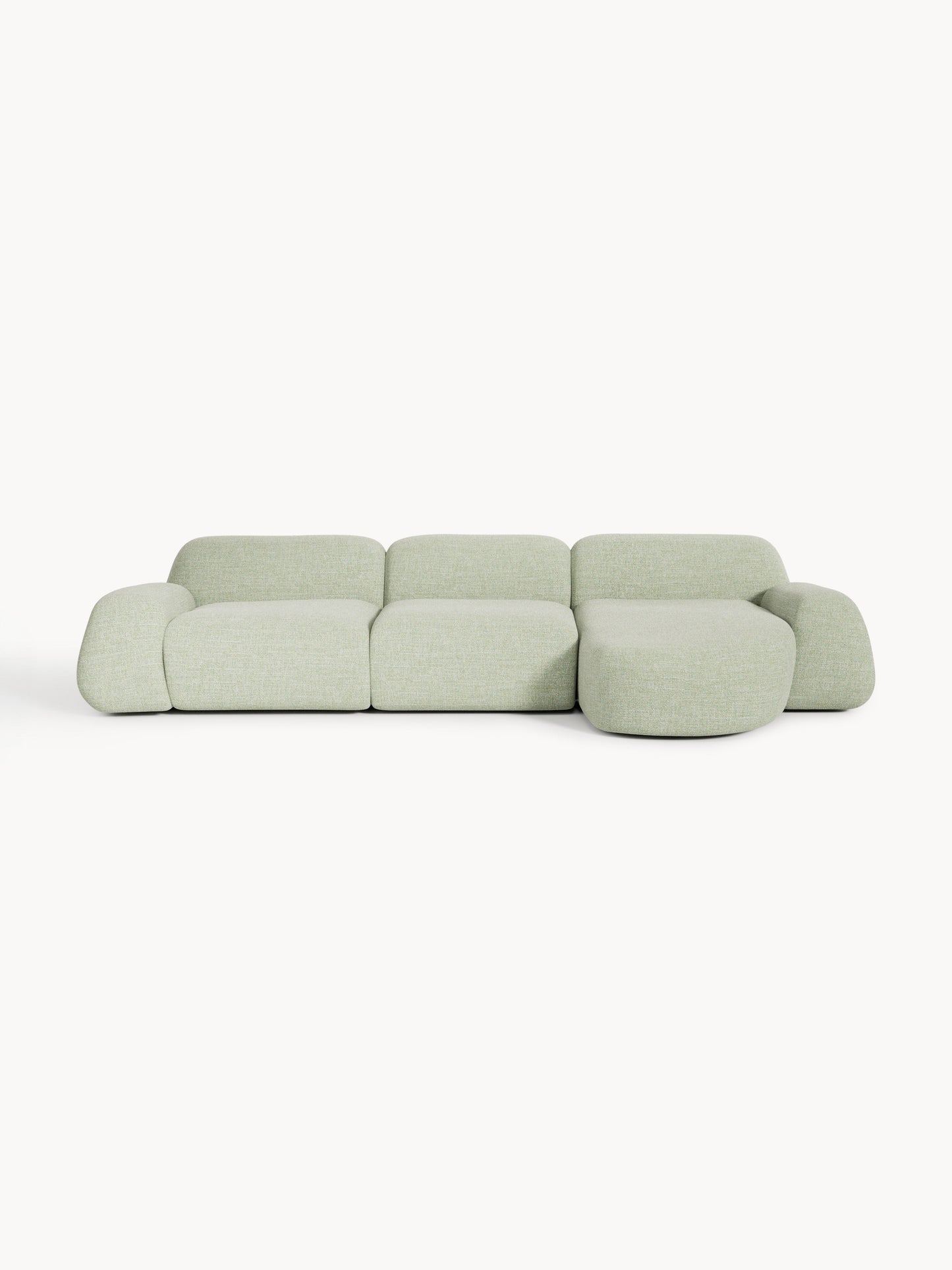 Warehamy Wolke Bouclé Modular Corner Sofa (4-Seater)