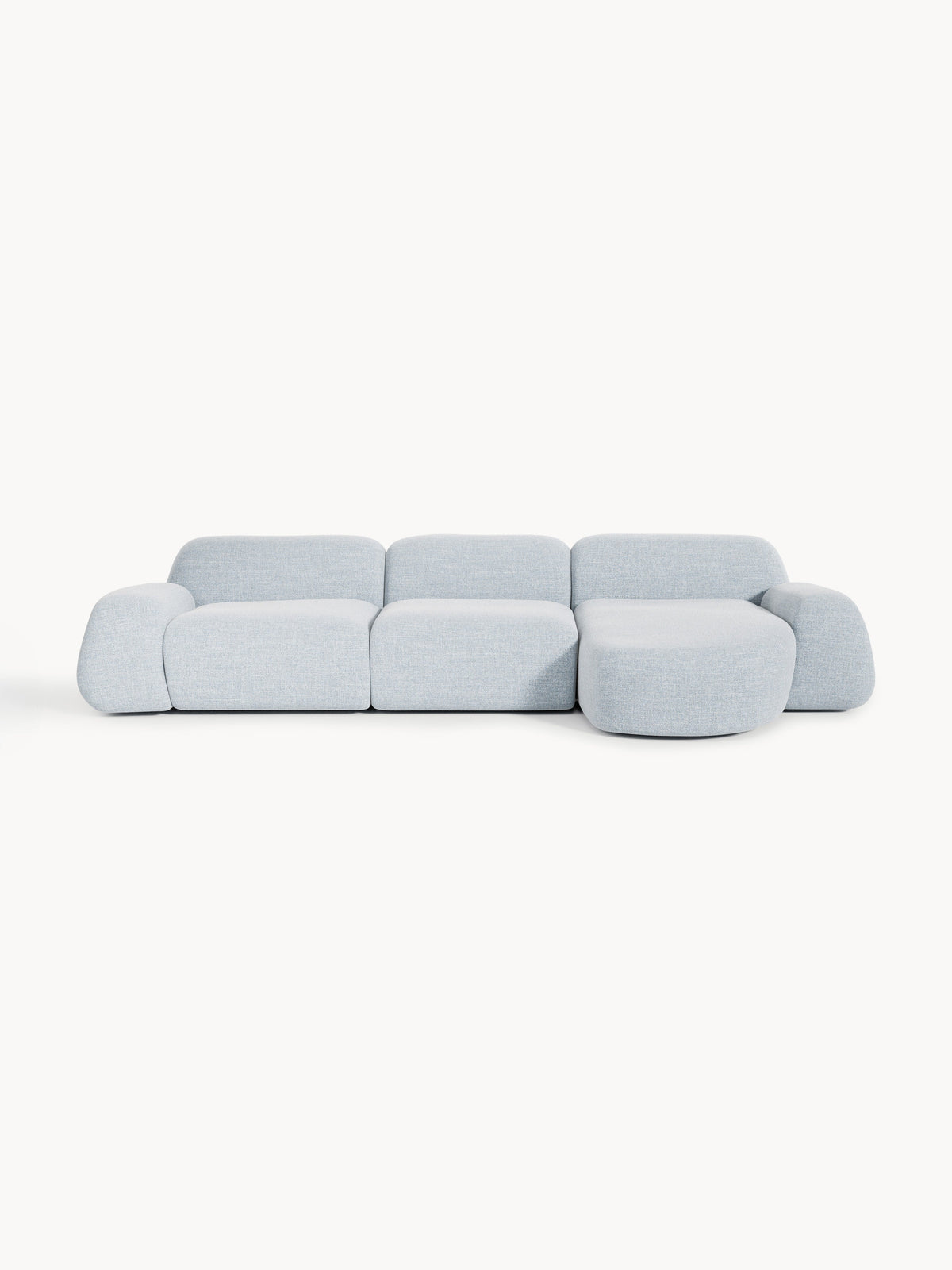 Warehamy Wolke Bouclé Modular Corner Sofa (4-Seater)