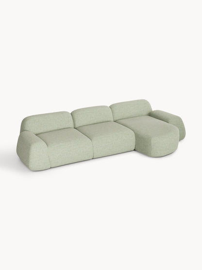 Warehamy Wolke Bouclé Modular Corner Sofa (4-Seater)