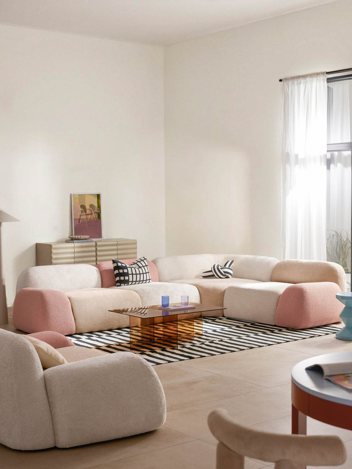 Warehamy Wolke Corner Sofa, Modular, Fuorisalone Edition (4-Seater)