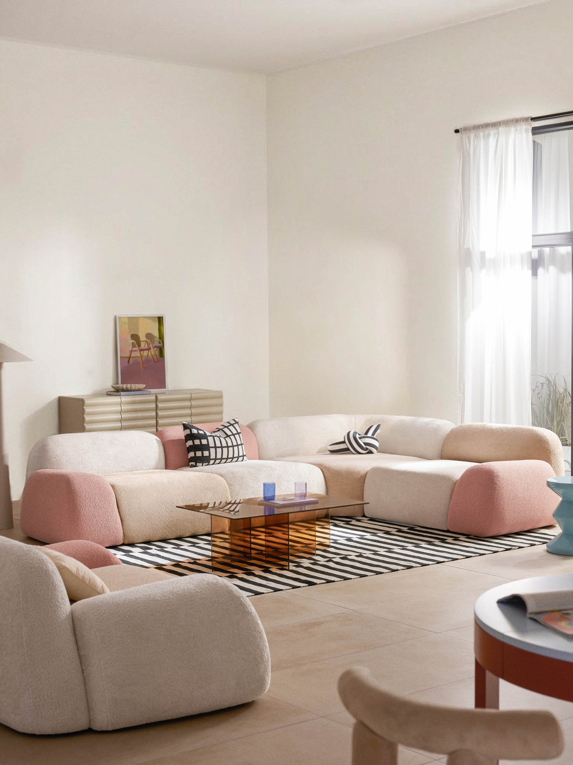 Warehamy Wolke Corner Sofa, Modular, Fuorisalone Edition (4-Seater)