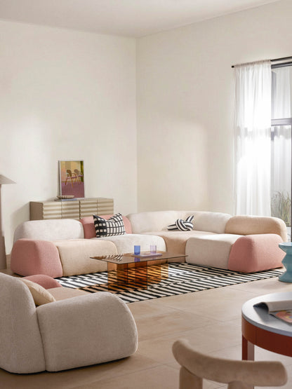 Warehamy Wolke Corner Sofa, Modular, Fuorisalone Edition (4-Seater)