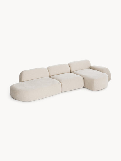 Warehamy Wolke Modular Corner Sofa with Chaise Longue (4-Seater)
