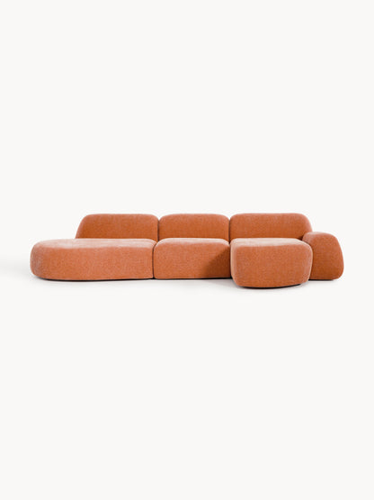 Warehamy Wolke Modular Corner Sofa with Chaise Longue (4-Seater)