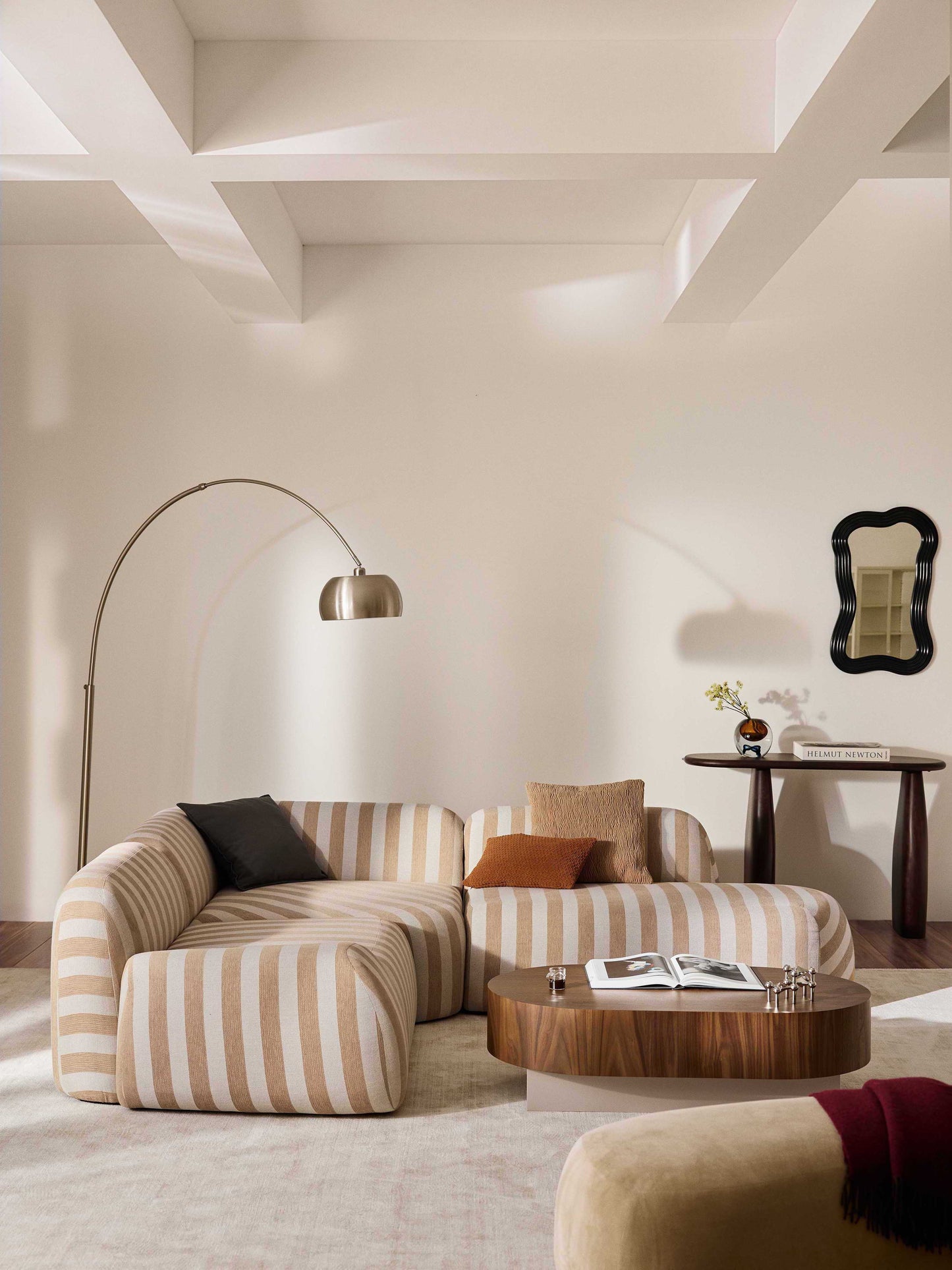 Warehamy Wolke Striped Chaise Unit