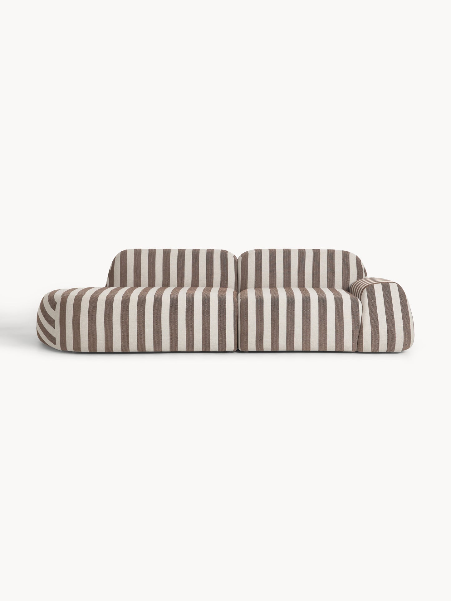 Warehamy Wolke Striped Modular Sofa (3-Seater)