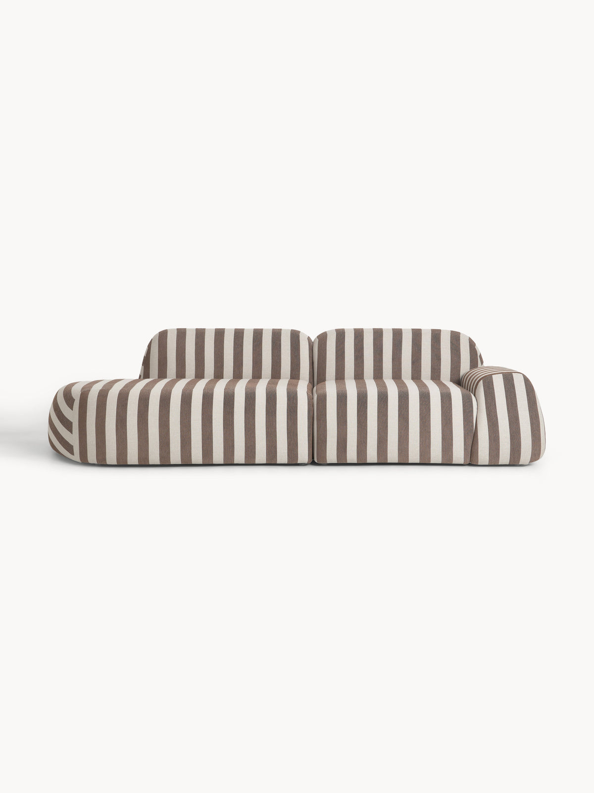 Warehamy Wolke Striped Modular Sofa (3-Seater)