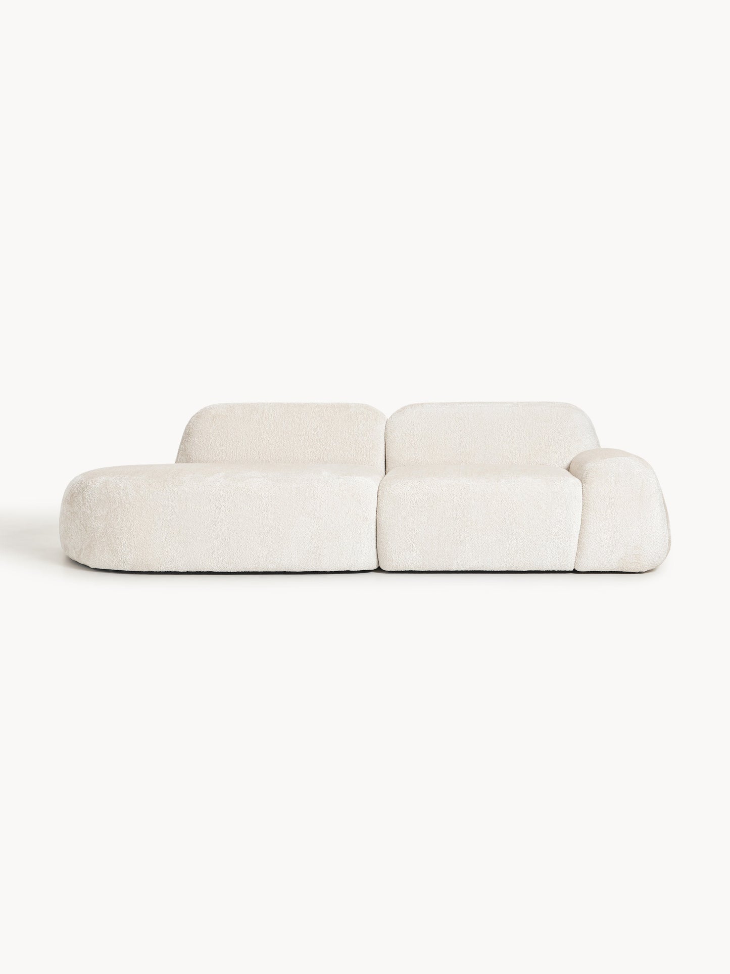 Warehamy Wolke Teddy Bouclé Modular Chaise (3-Seater)