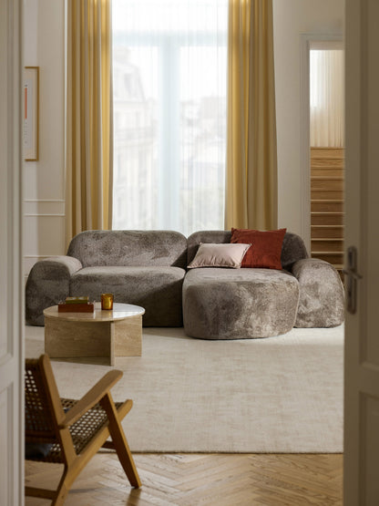 Warehamy Wolke Teddy Bouclé Modular Corner Sofa (3-Seater)