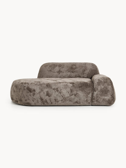 Warehamy Wolke Teddy Bouclé Sofa with Chaise Longue, 2-Seater