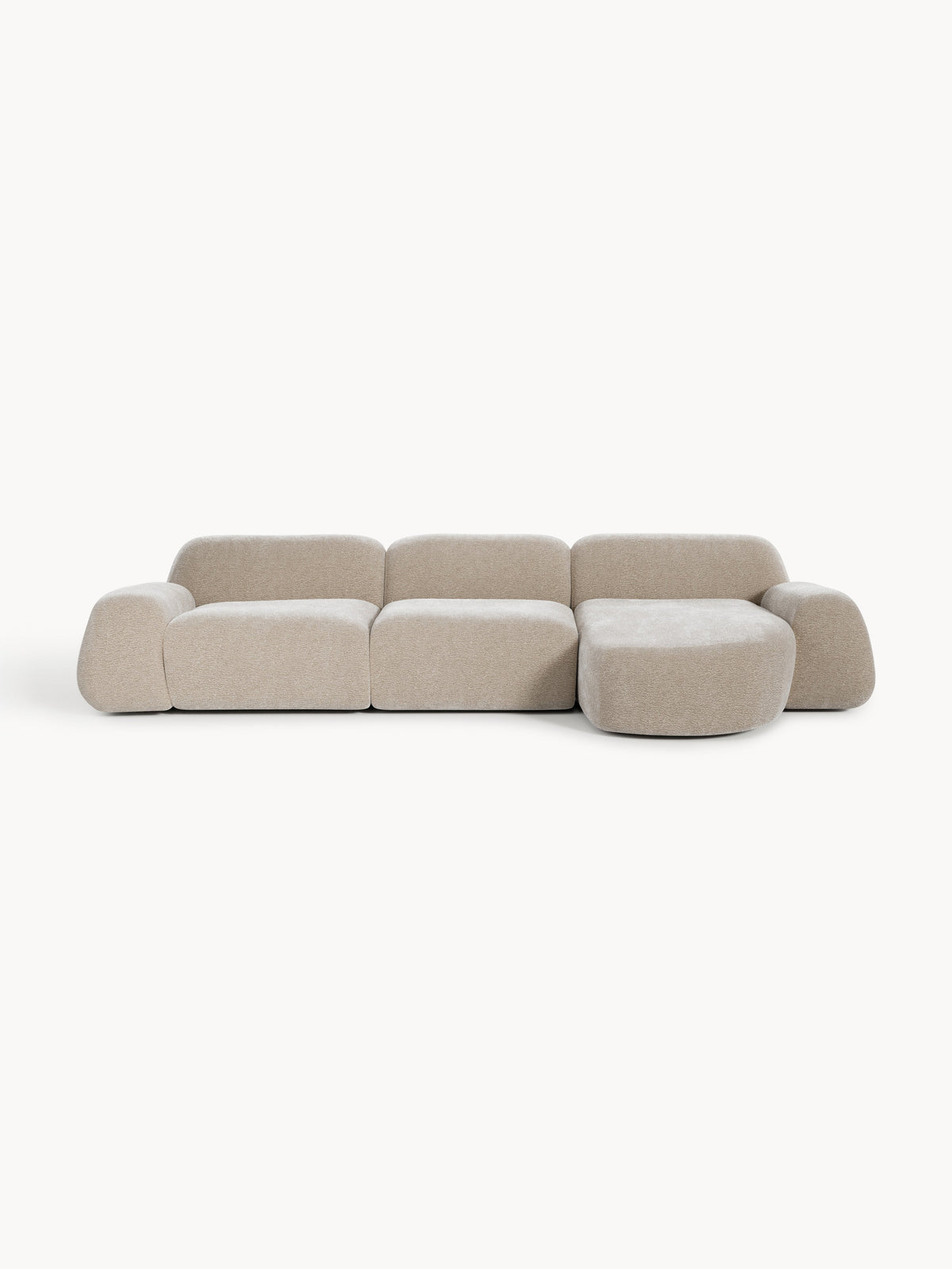 Warehamy Wolke Teddy Corner Sofa, Modular, 4-Seater