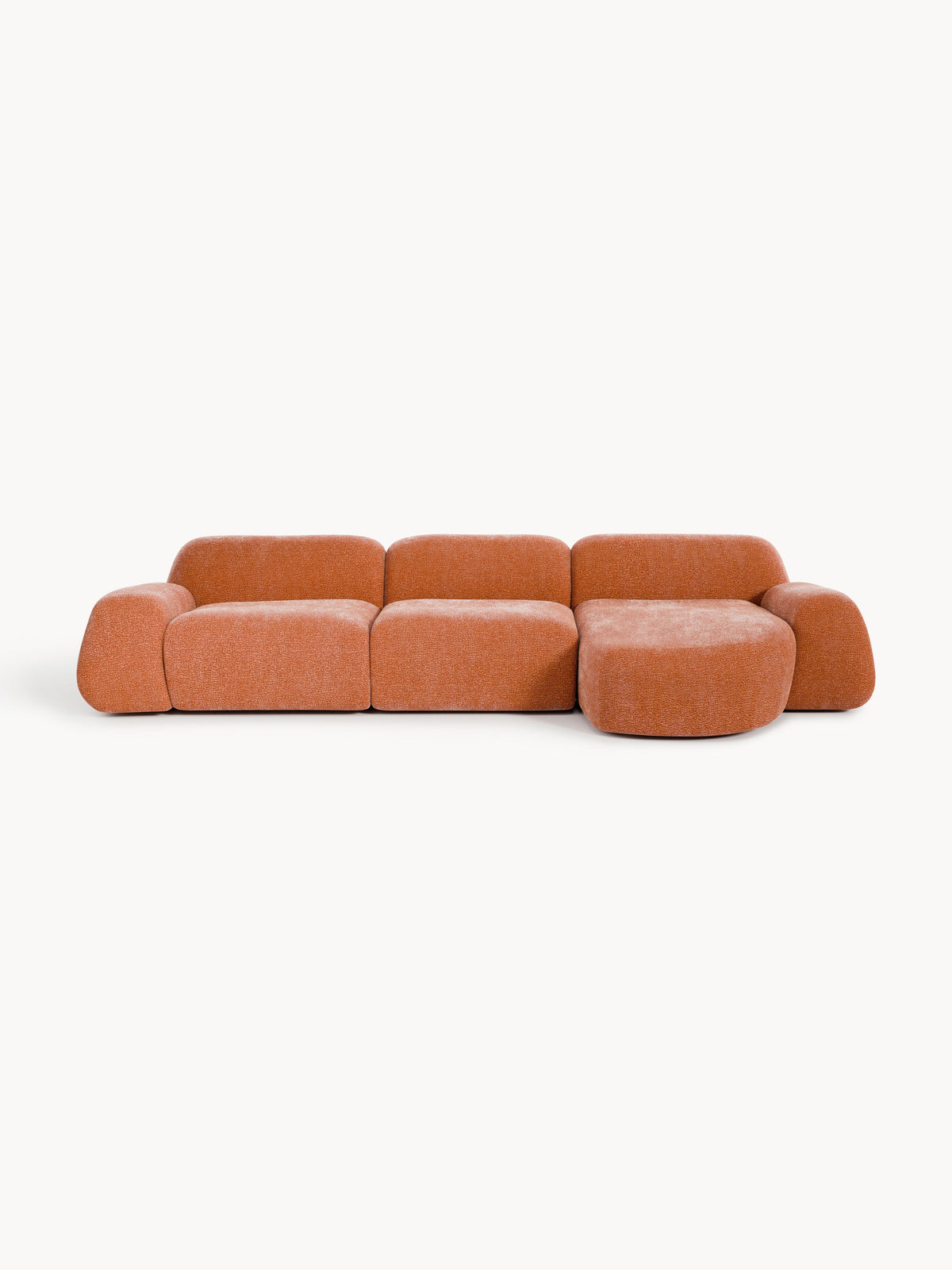 Warehamy Wolke Teddy Corner Sofa, Modular, 4-Seater
