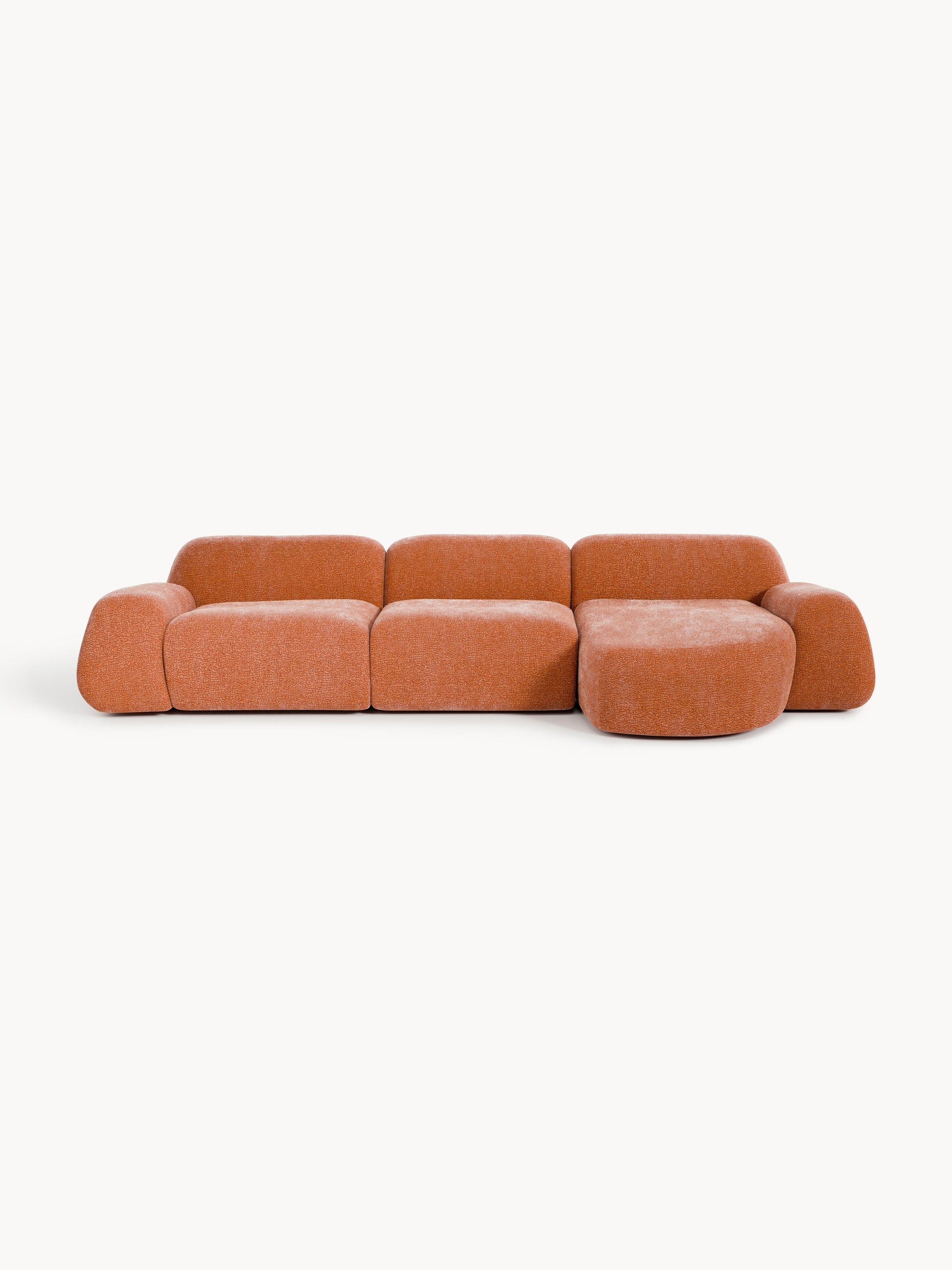 Warehamy Wolke Teddy Corner Sofa, Modular, 4-Seater