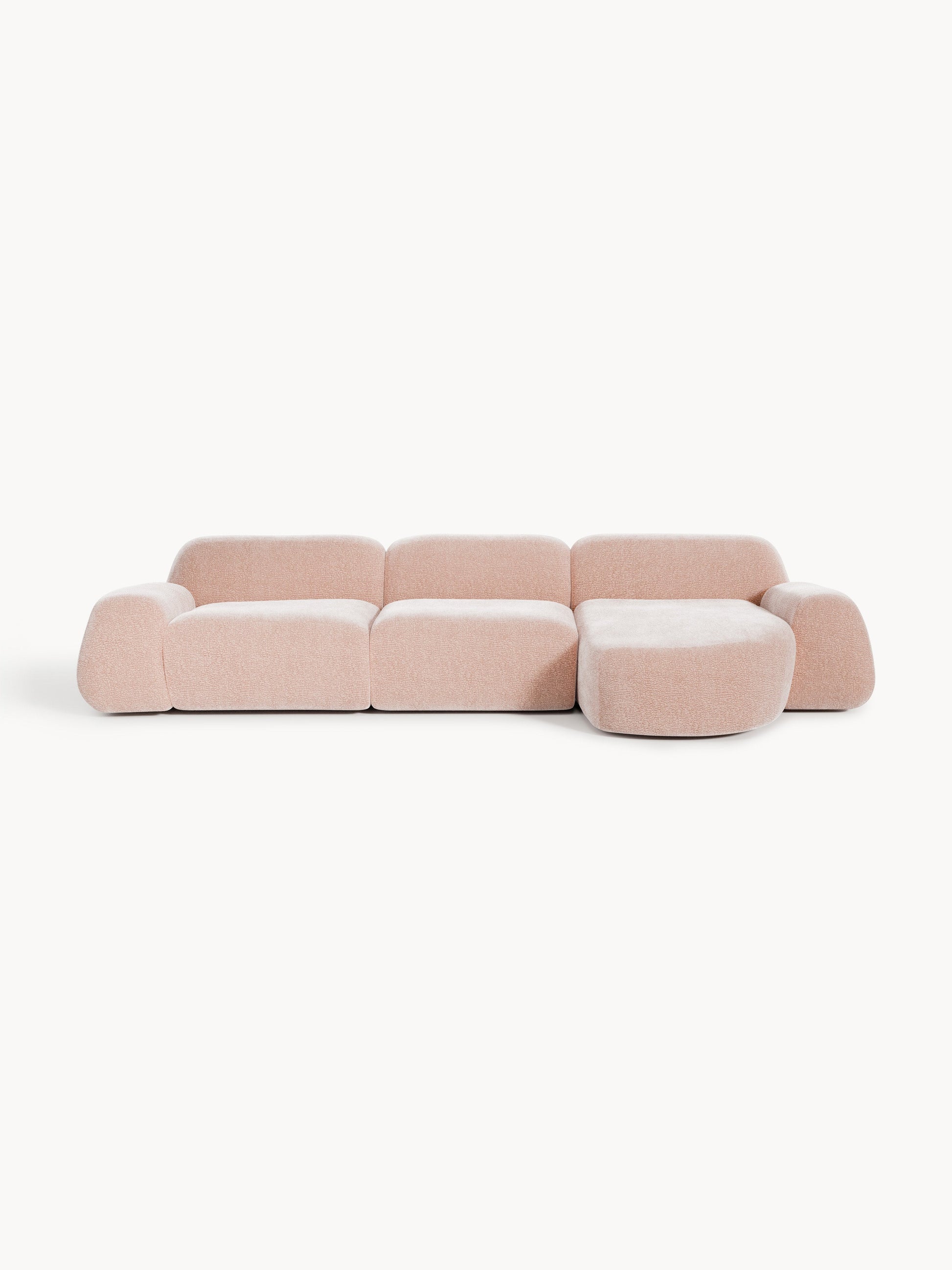 Warehamy Wolke Teddy Corner Sofa, Modular, 4-Seater