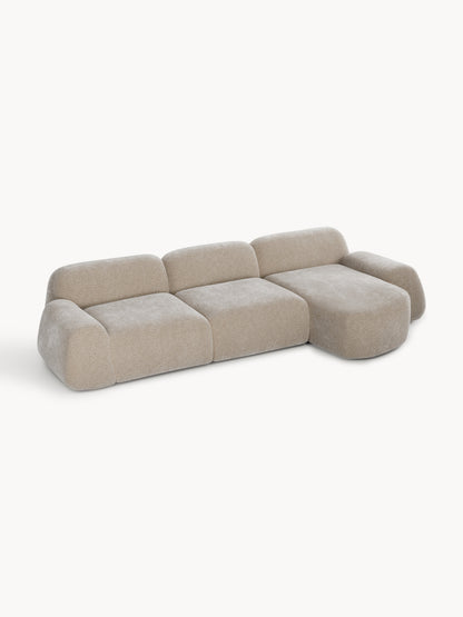 Warehamy Wolke Teddy Corner Sofa, Modular, 4-Seater