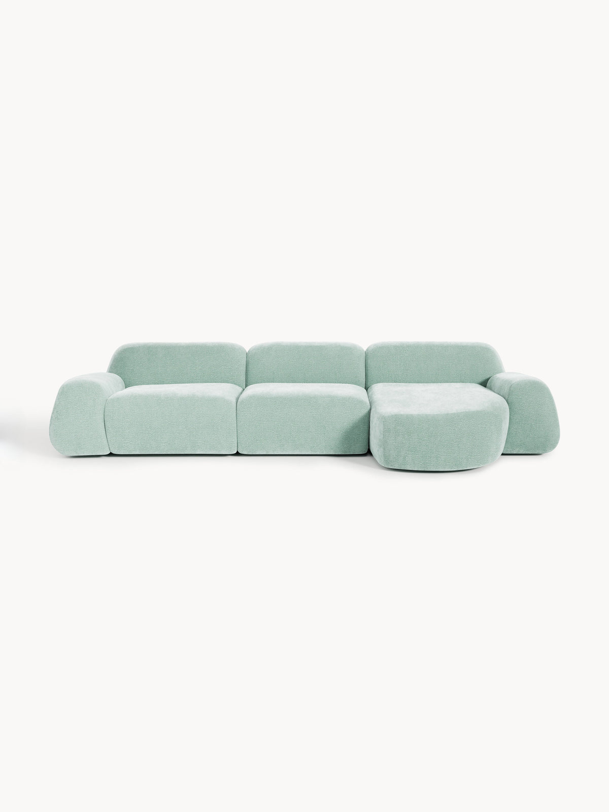 Warehamy Wolke Teddy Corner Sofa, Modular, 4-Seater