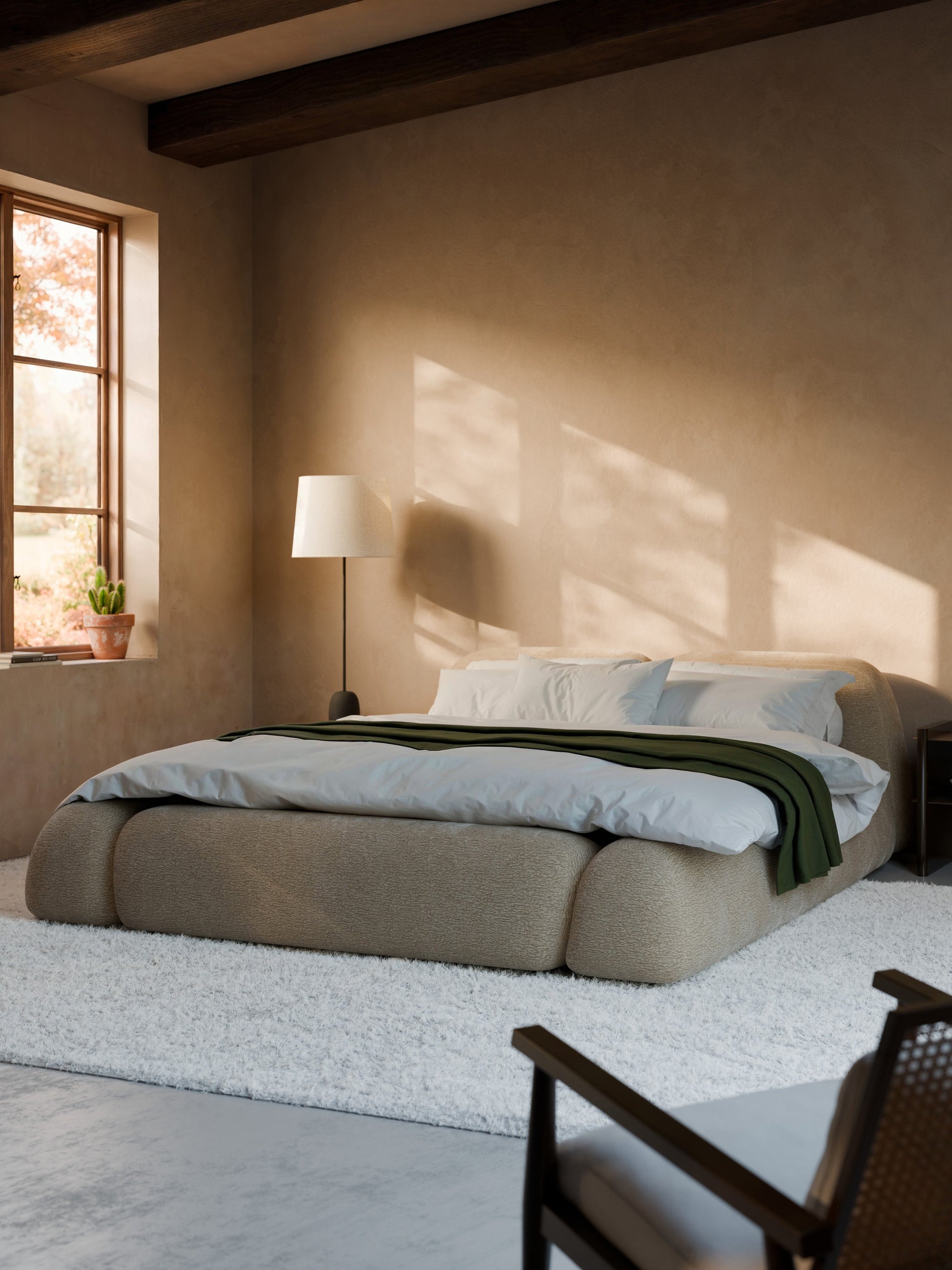 Warehamy Wolke Upholstered Bed Frame