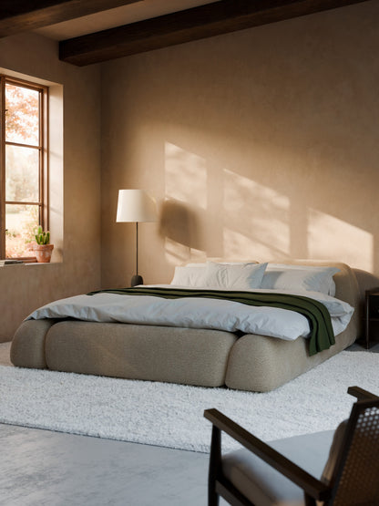 Warehamy Wolke Upholstered Bed Frame