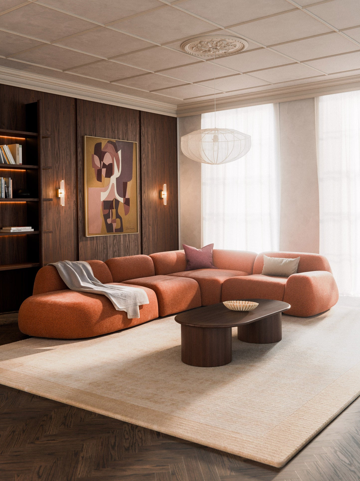 Warehamy Wolke XL Corner Sofa with Chaise Longue, Modular