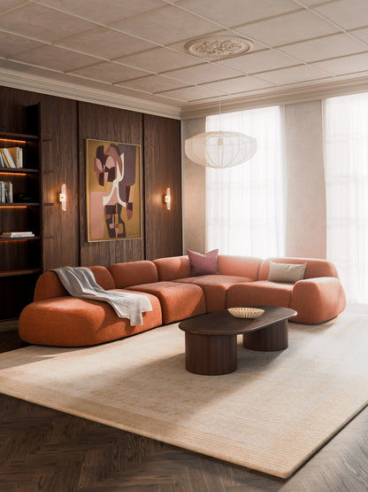 Warehamy Wolke XL Corner Sofa with Chaise Longue, Modular